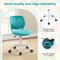 Kids Ergonomic Study Desk Chair with Adjustable Height and PU Rolling Casters